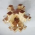 Kong Mingsuo Sản xuất tại Trung Quốc Sáng tạo Khóa bằng gỗ Luban Đồ chơi vòng lặp Câu đố Cube Rubik Mở khóa quà tặng Mê cung chơi đồ chơi Đồ chơi IQ
