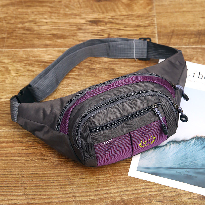 Waist Upper Cross Section Bag Market Business Waist Wallet Chest Bag Han Version Tide Pocket Large Capacity Single Shoulder Diagonal Satchel Bag-Taobao