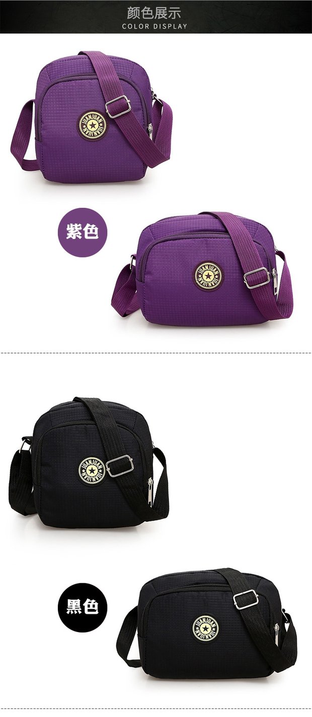 Túi nhỏ túi messenger nữ thời trang trọng lượng nhẹ vai túi nylon chống thấm nước túi phụ nữ túi xách oxford túi vải túi xách juno túi xách