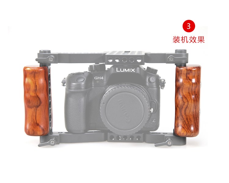 Mới sương mù phổ quát máy ảnh DSLR gỗ xử lý lồng máy ảnh phụ kiện nhiếp ảnh phụ kiện thiết bị máy ảnh