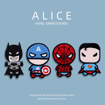 Super Captain Cartonbu Stick Clothing Shoes Self-Adhesive Embroidered Patch Patch With Eiderdown to mend the Hole Decoration Patch