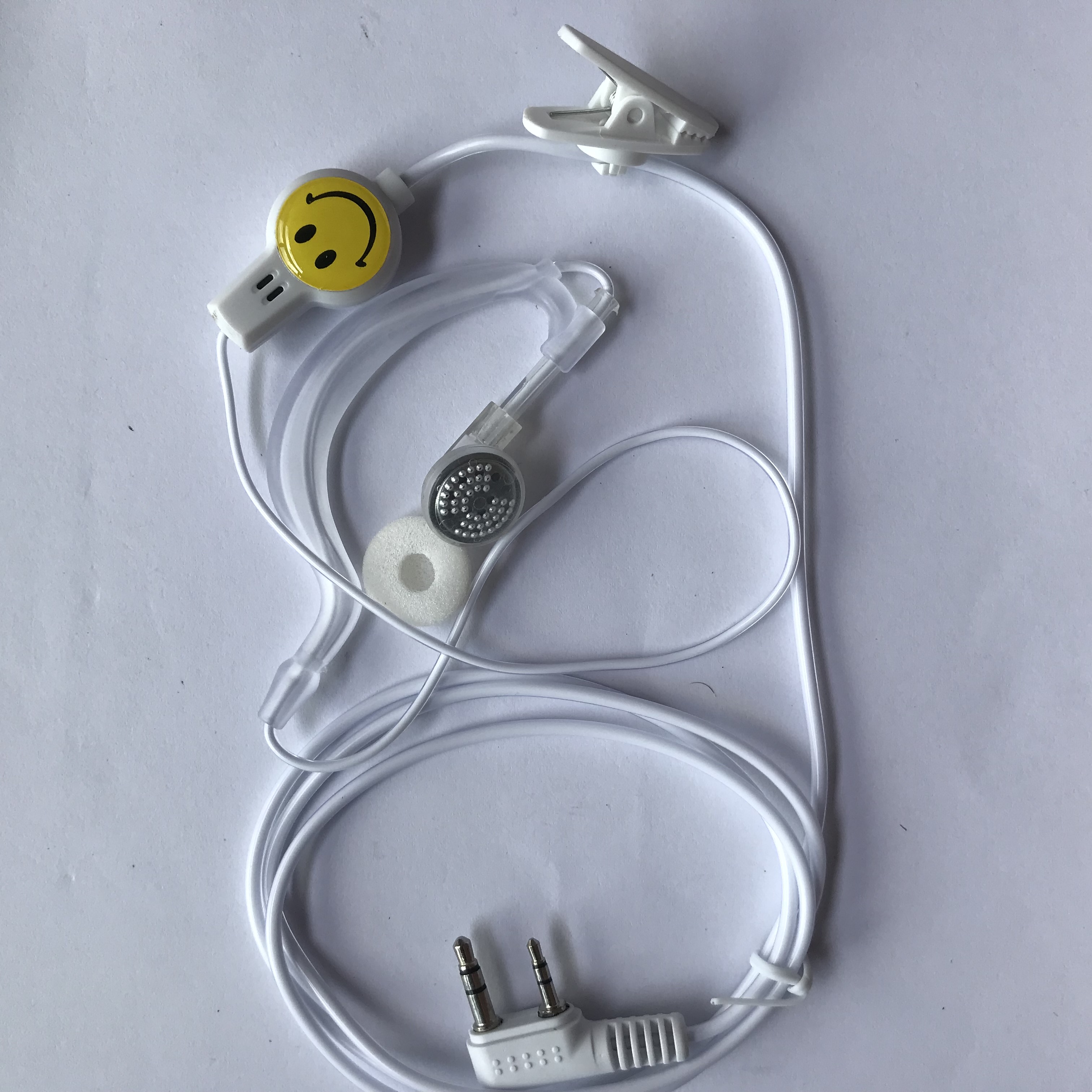 Flying Tezent Metenews Setenda Intercom Headphones Headphones White Crystal Smiley Face High-end Ear Machine Line Resistant-Taobao