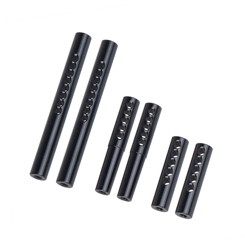 Kyx Simulation Model Car Bumper Support Pillar Diameter 7.5mm Fixed Pillar Front and Rear Anti-Collision Metal Fixed Pillar