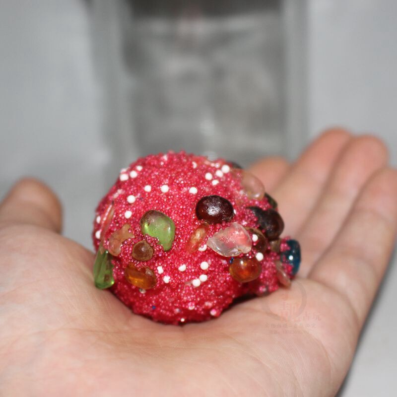 Sakyamuni Buddha Seven Lottery Sheerley Red Luminous Sherley Junction Solid Submount House Leittagau Junction