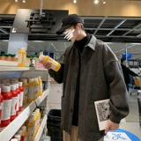 Tide, мужская осенняя шерстяная короткая куртка, оверсайз