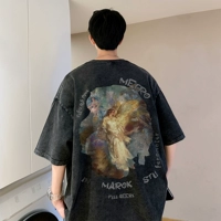 Вода для мытья черной/рисовать ретро -маслом