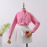 [] J 8 Áo cardigan nữ mùa thu 2018 Thời trang mới Hàn Quốc Sweet Wind dài tay màu rắn