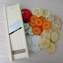 Longjiang vegetable cutter Potato chip slicer Adjustable thickness Ginger potato planer barbecue cucumber lemon potato slicer