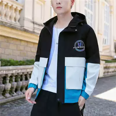 Men's jacket 2021 new Korean version of the tide brand casual versatile tooling jacket spring and autumn loose popular clothes