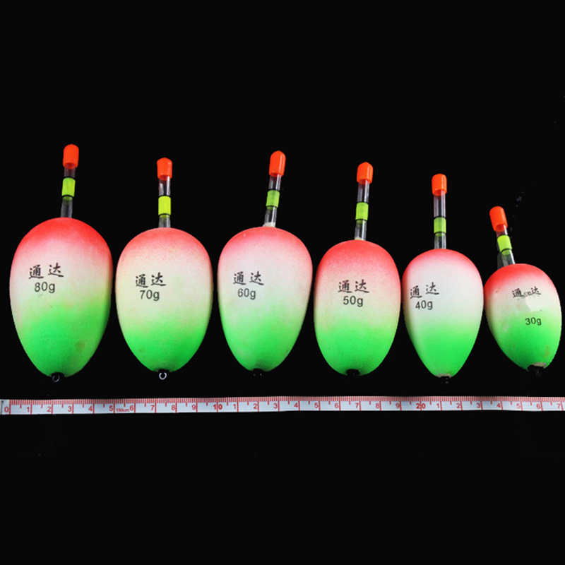 EVA floating foam sea rod float float can be installed with luminous stick throw rod far throw light drifted for silver carp drift