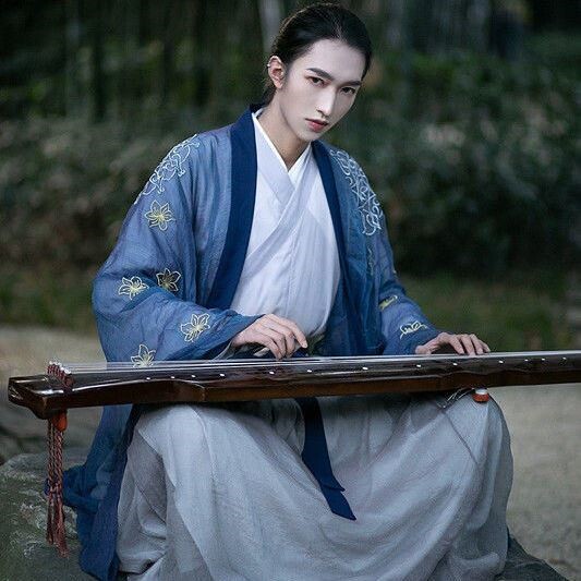 Han Fu Male Wei Jinfeng (Lacquered) cabbage whole set of the bow embroidered man's full set of the men's full set of fairy air flutter