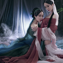 (Qi Du)Plate woman ancient costume Zizhu Forest green snake White snake costume Sister outfit Best friend outfit Sexy and flirtatious summer