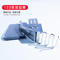 Flat car four-fold pull-barrel sewing machine wrapping machine hemming machine wrapping side cylinder double-pack four-fold cylinder accessory DAYU123