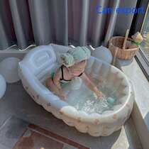 Hanfeng children#39s inflatable bathtub baby inflatable bat