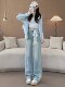 Washed Loose Wide-Leg Jeans for Women 2025 New Autumn and Winter High-Waisted Light-Colored Straight-Leg Petite Drapey Floor-Length Pants