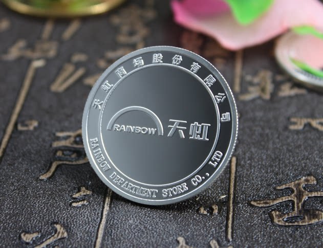 Custom foreign commemorative coins 24K gold-plated commemorative coins Bit commemorative medals Tianhong mall commemorative coins sterling silver
