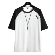 Outlet NASA mens t-shirt short-sleeved trendy brand loose ins trendy versatile tops 2023 summer tops
