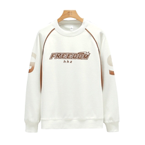 Outlets NASA mens long-sleeved sweatshirt spring and autumn trendy brand loose American letter print mens tops