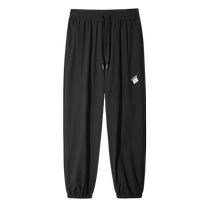 Sports Pants Mens Summer Thinness Day Series Chauge Retro Yuppie Handsome Summer Mens Bunches Foot Casual Long Pants Tide