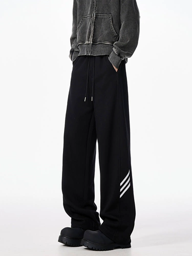 Спортивные штаны для отдыха, в американском стиле, свободный прямой крой