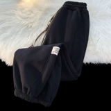 Спортивные осенние штаны для отдыха, в американском стиле, свободный прямой крой