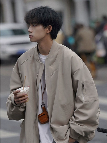 欧路得美式飞行员vibe风夹克外套