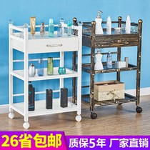 Beauty cart multifunction European-style beauty salon special trolley shelve mobile tool car clear cabin