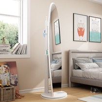 Mirror full-length mirror dressing mirror female home floor mirror fitting mirror bedroom stereo rotating long mirror simple storage mirror