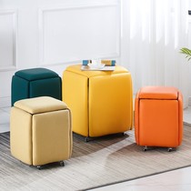 Versatile five-in-one magic bench Home tea table Composition changing shoes Sofa dressings Makeup Little Stool stool Short stool