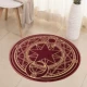 Magic mảng tròn Treo giỏ máy tính ghế cô gái dễ thương thảm sàn màu đỏ phòng ngủ phù hợp gương trước đệm
