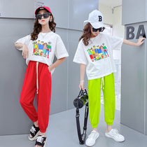 Chrome Anta Goose Girl Suit Summer Dress 2022 New Ocean Gas CUHK Child Girls Summer Short Sleeve Children Trendy Shipping