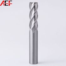 White steel lengthened milling cutter 4 blades white steel knife all-grinding high speed steel 3 blades 1 2 5 6 7 8 9 10-26mm