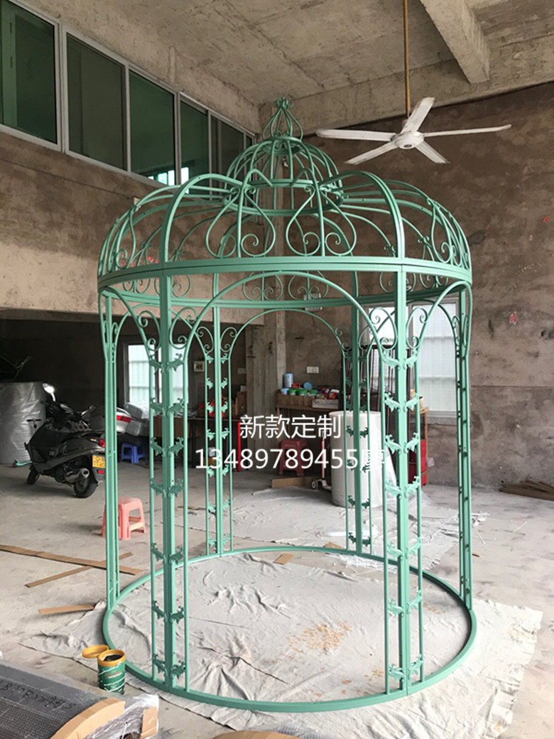 Wrought iron birdcage decoration extra large bird cage hot pot restaurant bird cage card seat outdoor large oversized bird cage giant