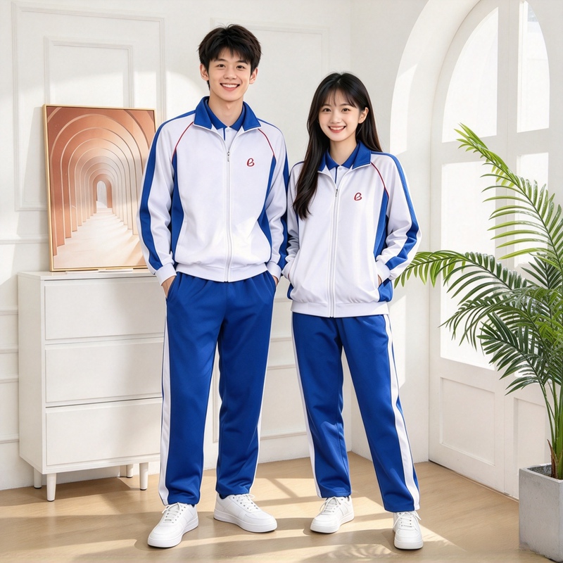 Qingyuan Boai Junior High School Autumn and Winter Jackets and Trousers with Double-Layer Fabric and Mesh Lining Qingyuan Boai Junior High School Autumn and Winter Jackets and Trousers with Double-Layer Fabric and Mesh Lining