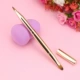 Portable Lip Brush Lipstick Brush Lipstick Brush có nắp Son môi cọ che khuyết điểm Brush Makeup Makeup Beauty Makeup Tool - Các công cụ làm đẹp khác cây bấm mi