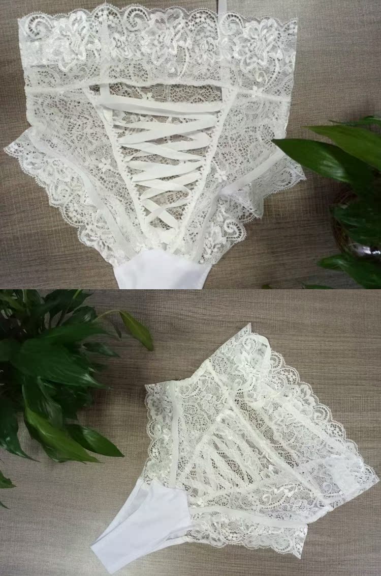 Thong nữ cảm giác vô hình trong suốt không mở quần lót quần lót ren nữ cao eo miễn phí ra kích thước lớn - G-string quần lót nam thun lạnh siêu mỏng