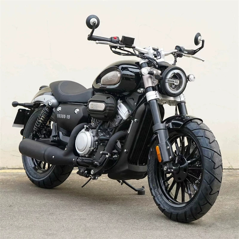 Новый Benda Chinchilla 300V двойной цилиндр водяного охлаждения Harley мотоцикл для мужской поездки ретро круиз мотоцикл