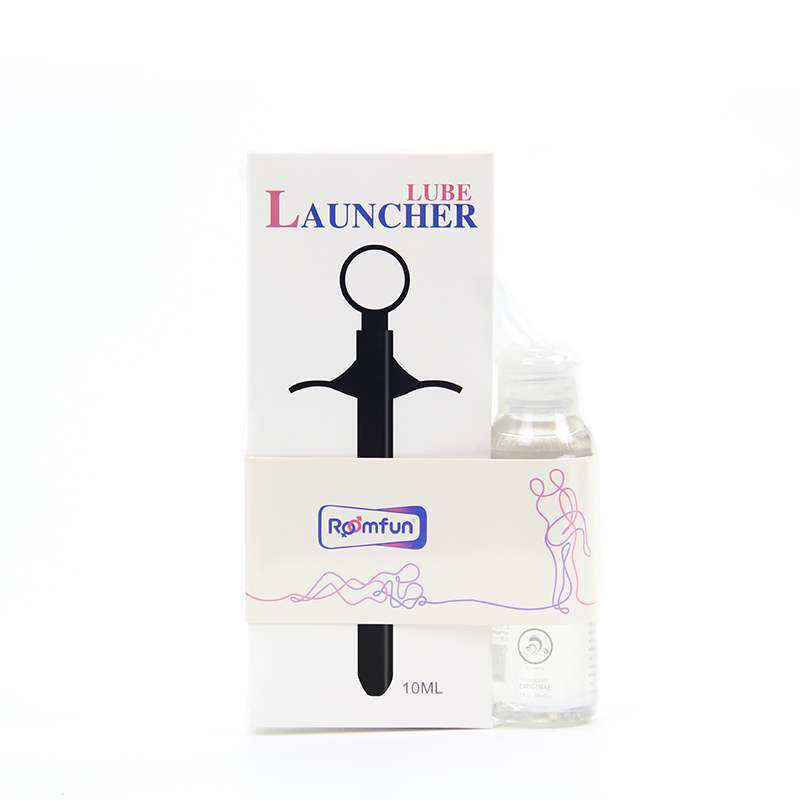 Male and female use vaginal rear vestibular anal lubricated flush with oil syringe Mini small size Flared Enema Raccoon