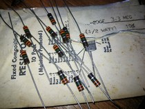 American original dress AB resistance 3 3MEG 1 2W