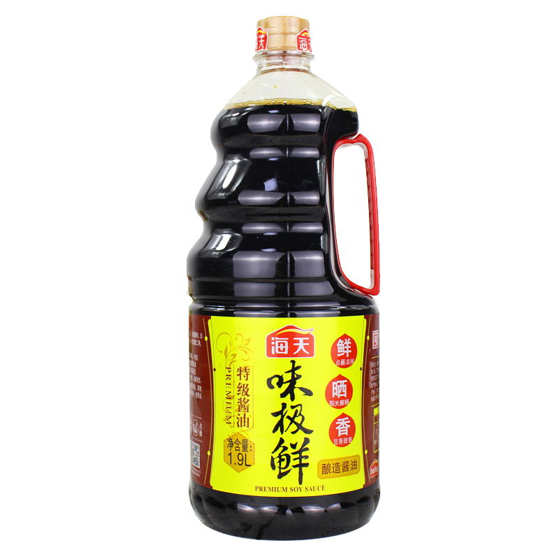 (Caihua condiment) Haitian flavor very fresh 1 9L large bottle of real-time non-genetically modified Super Brewing