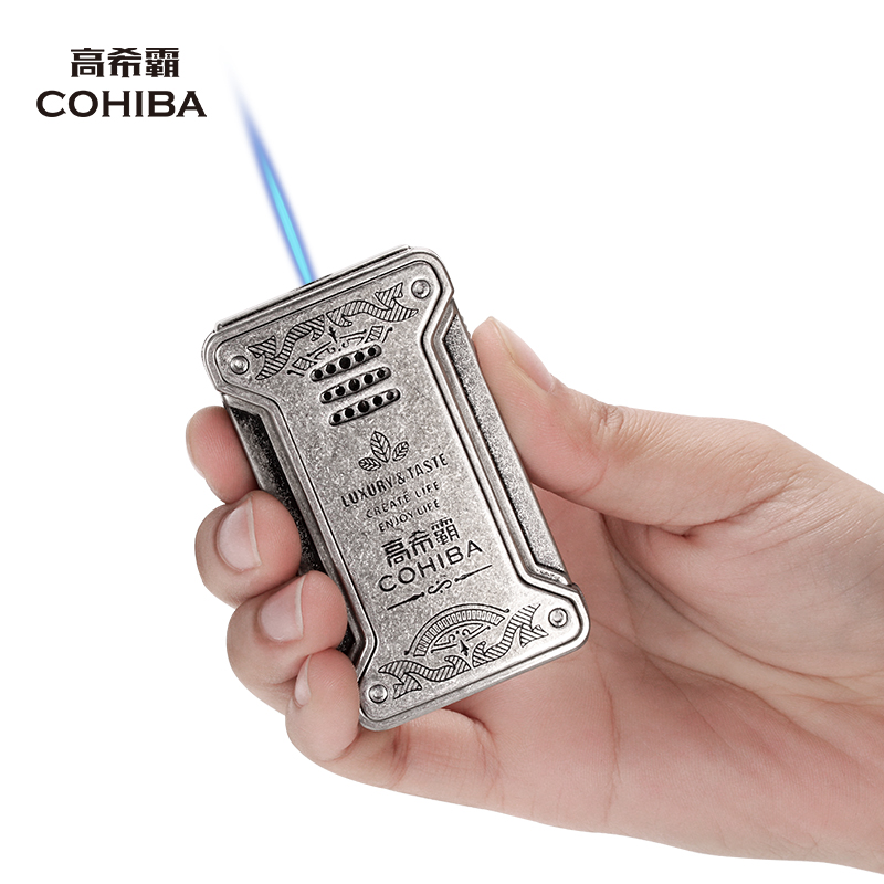 Cohiba Gaoxi cigar special lighter inflator air-resistant wind straight inventive personalized cigar tools
