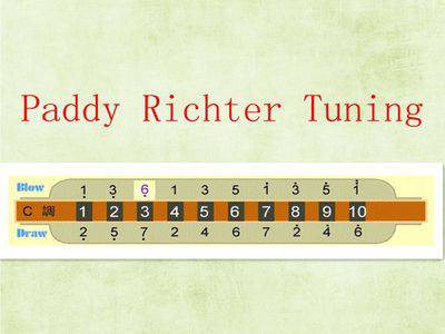 Ten-hole blues blues harmonica can be changed to paddy scales or various other scales