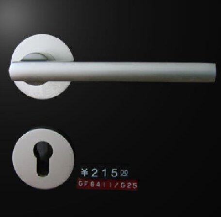 Cardiron space aluminum wooden door lock two-piece lock lock Lock Lock Indoor Door Handle Universal Home Change Lock with Key