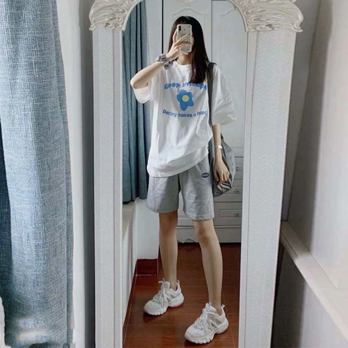 Летний комплект для отдыха, подходит для подростков, популярно в интернете