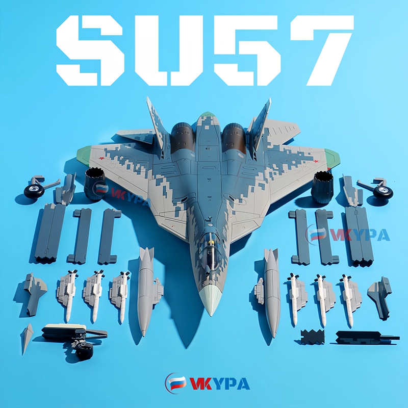 Russian Su-57 Stealth Fighter 054 Model Su-57 Zhuhai Military Collection Finished Alloy Aircraft Model Russian Su-57 Stealth Fighter 054 Model Su-57 Zhuhai Military Collection Finished Alloy Aircraft Model