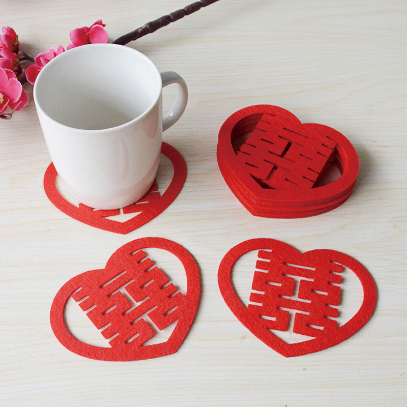 Happy words Wedding House Arrangement Wedding Small Happy Character Wedding Decoration Items Window Flowers Delight Furniture Fridge Stickking Unwoven Fabrics