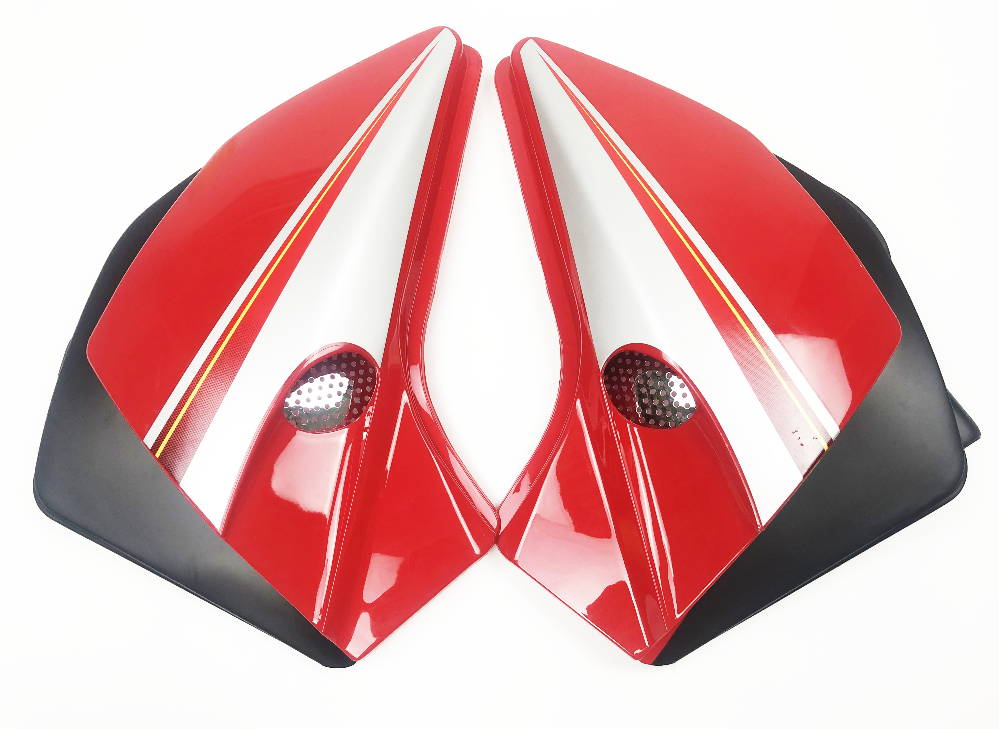 Middle Howe Sanbell Motorcycle ZH125-4 SL125-8 Suzuki Wang's old style Nike battery protection board side cover-Taobao