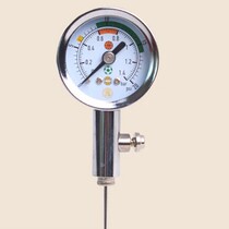 Special pressure gauge for ball games team use metal barometer for school pointer type ball barometer with air needle