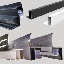 Integrated ceiling honeycomb panel aluminium buckle plate black square tube side lower luminous extremely narrow side wash wall closedown strip angle line