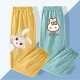 2 куска чистого хлопка [Желтый кролик-милый кролик-Зеленый маленький кролик]